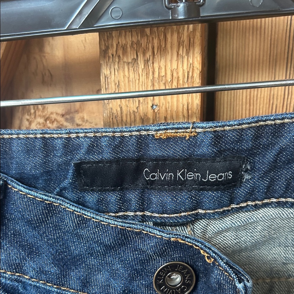 Calvin Klein Dark Blue Women's Bootcut Lean Jeans - Picture 7 of 11